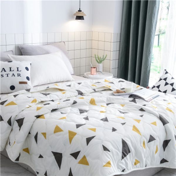 

new summer air-conditioning quilt summer quilts cover children single cartoon washable bed home use wholesale fg852