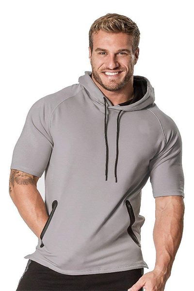 

20ss mens конструктора tshirt повседневный активный стиль сплошной цвет с коротким рукавом дышащий с капюшоном тенниски gym мужская одежда, White;black