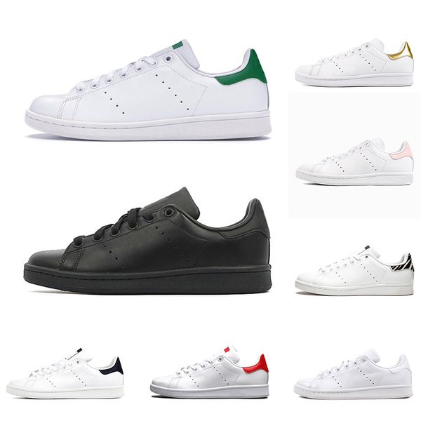 

smith designer mens womens platform sneakers green black white navy red rainbow stan casual leather shoes trainer sports size 5