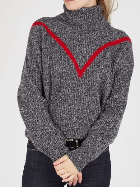 

women turtleneck sweater autumn winter hit color warm knitted sweater knitwear, White;black