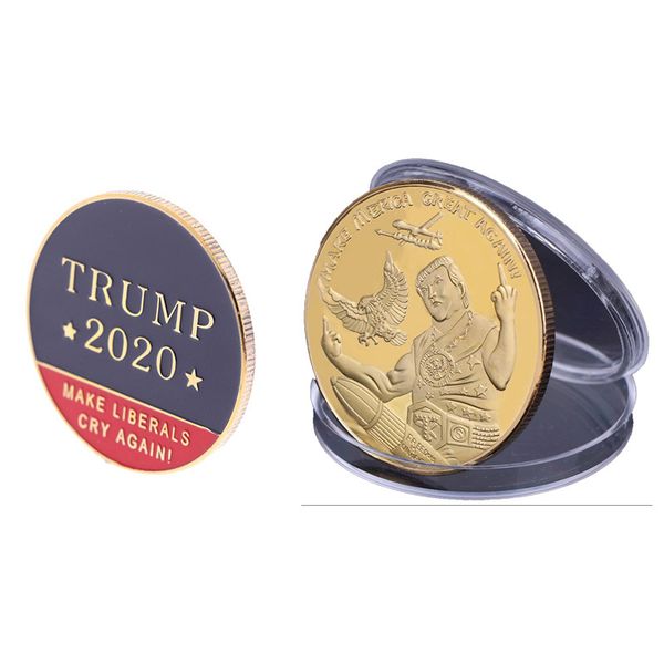 

дональд трамп 2020 президент памятная монета make america great снова сувенирная crafts сша знак избирательные поставки