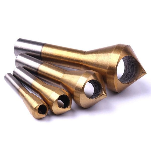 

wood metal crosshole drill bit chamfer countersink cutting deburring tools 4pcs/set