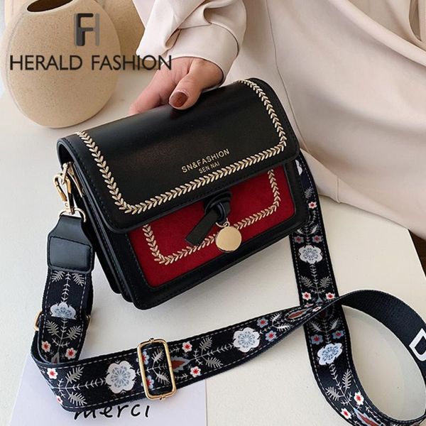 

контраст цвета кожи crossbody сумки для женщин 2020 путешествие сумки мода простой плеча сумку дамы cross body bag