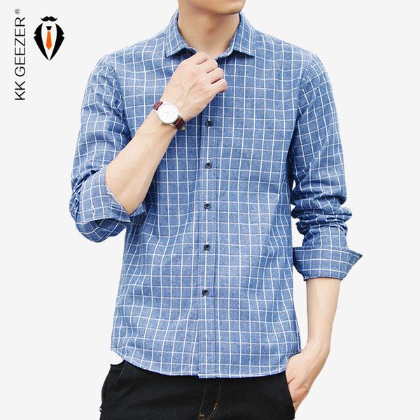 

mens plaid shirts long sleeve slim men dress shirt formal business designer fashion cotton shirt social plus 4xl, White;black