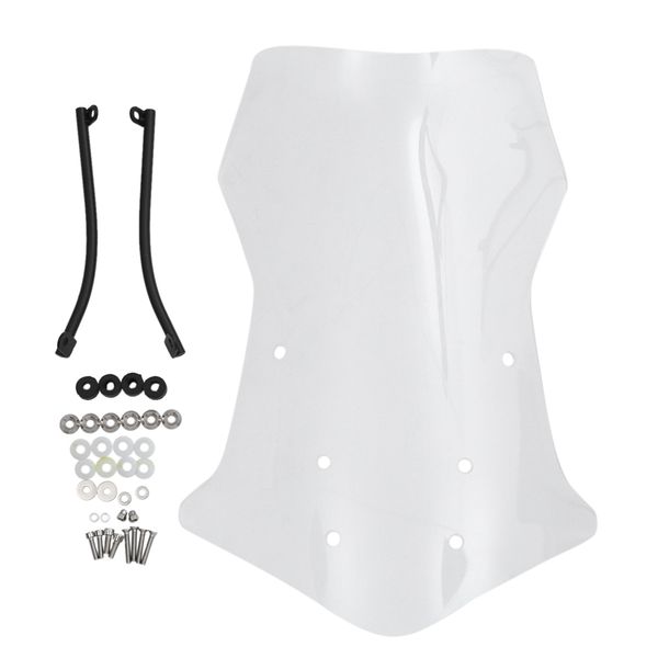 

motorcycle windshield front windshield + bracket sun visor deflector for g310gs 2020-2020 g310 gs motorcycle accessories