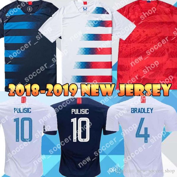

Thailand quality 10 puli ic u a occer jer ey bradley demp ey yedlin 18 19 america home men football hirt