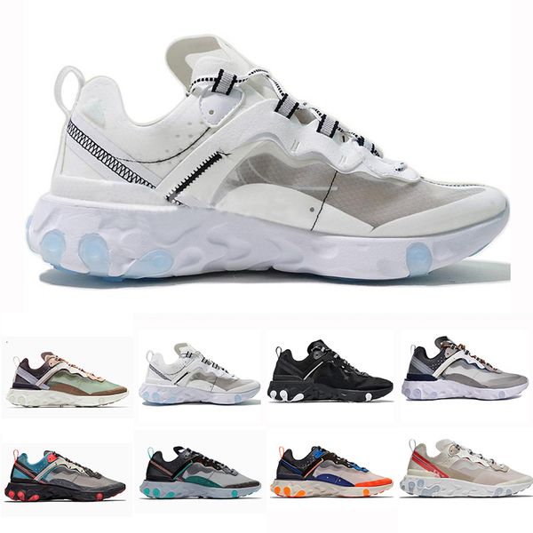 

2019 undercaver x upcoming react element 87 running shoes for men & women, athletic trainers sport sneakers eur 36-45