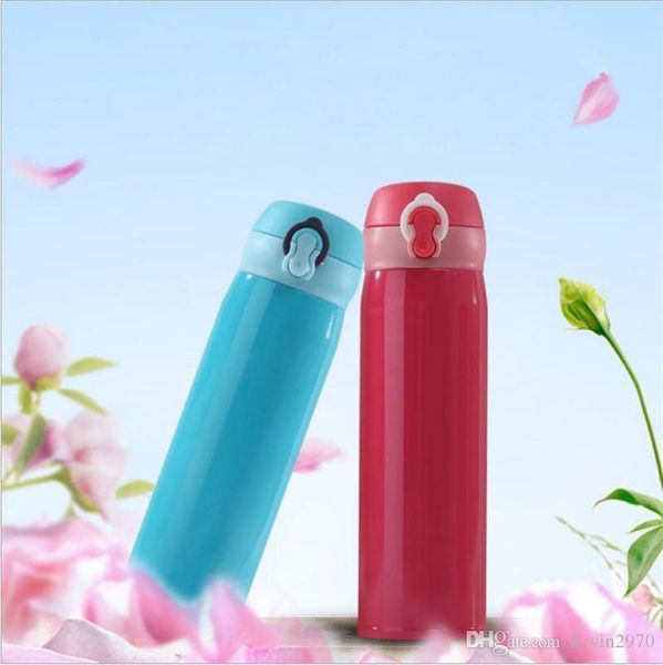 

500ml double wall vacuum insulated flask stainless steel business type thermos cup water bottle coffee mugs 08