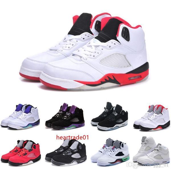 

selling 5 space jam white cement gold for men s basketball shoes leather sports boot classic 5 v basketball sneaker