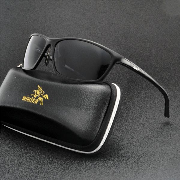 

2019 trending styles aluminium magnesium sunglasses square men sunglasses polarized sun glasses for men sport eyewear fml, White;black