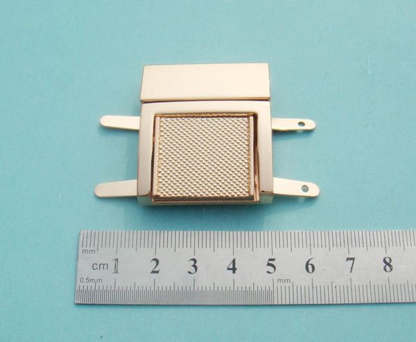 

10 sets/lot twist turn lock clasp closure women purse handbag bag parts hardware handmade diy l0294, Black