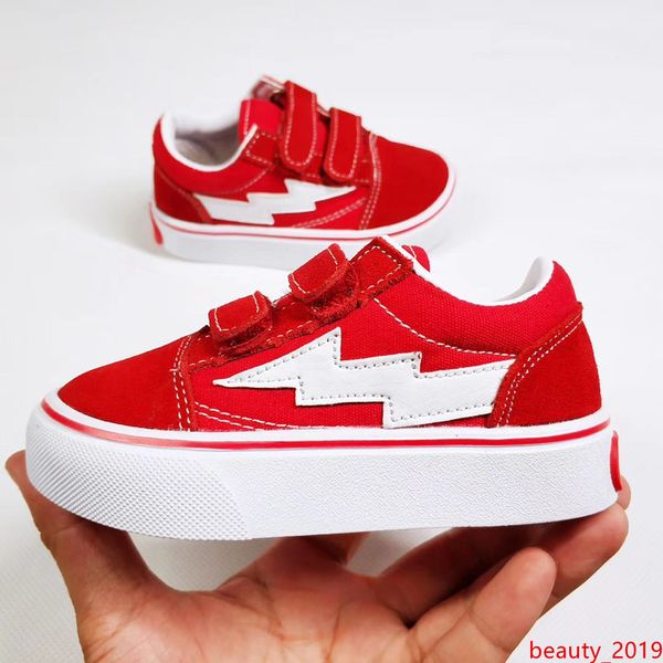 

new revenge x storm old skool children running shoes boy girl youth kid sport sneaker size 25-35