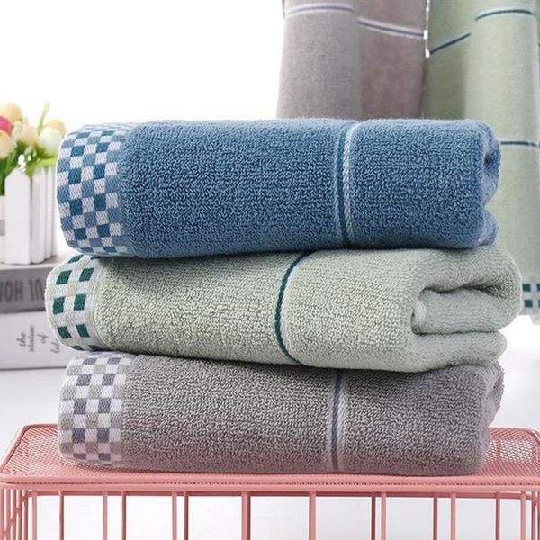 

3pcs three-color towel cotton thickened washcloth for adults