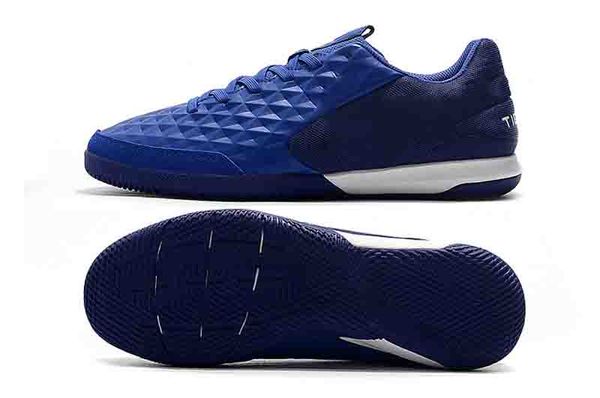 

2019 new arrival mens tiempo legend viii fg football boots legend viii academy ic indoor soccer cleats shoes size 35-45, Black