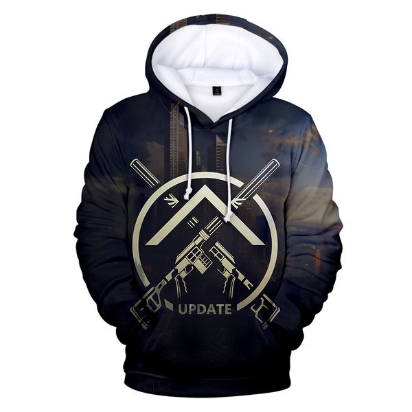 

escape from tarkov hoodie sweatshirt personality sweatshirt game 2019 pullover fashion hooded, Black