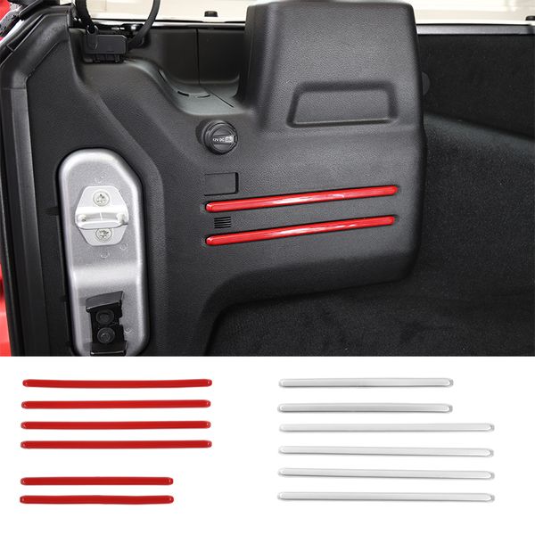 

rear trunk trim decoration cover for jeep wrangler rubicon jl 2018+ factory outlet auto interior accessories
