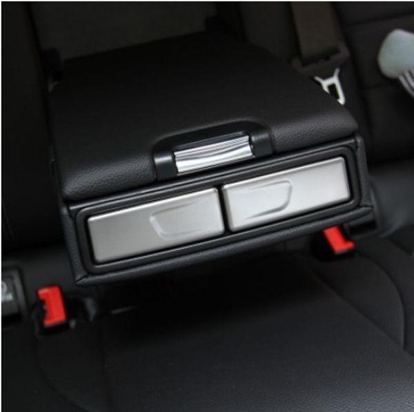 Car Styling Rear Armrest Box Car Cup Holder Sticker Cover For Mercedes Benz C Class W205 Glc X253 Gla X156 S Class A Class Cls Interior For Trucks