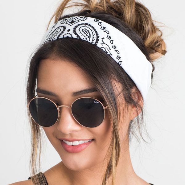 New 2019 Korea Style Hair Accessories Women Linen Bandana Scarf