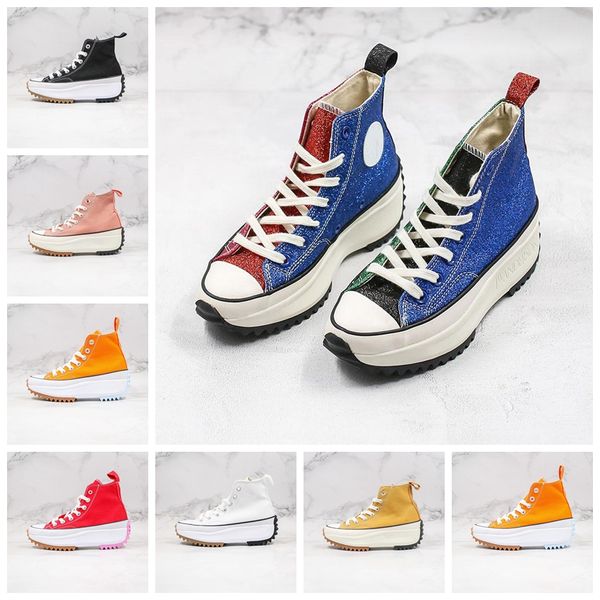 

with box 2020 womens j.w. jw anderson chuck run star hike vulcanized shoes women canvas boots female sneakers platform shoe girls sneaker