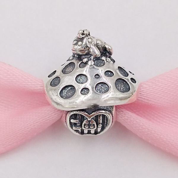 Andy Jewel 925 Sterling Silber Perlen Pilz Frosch Charm Charms passend für europäische Pandora-Schmuckarmbänder Halskette 798558C00