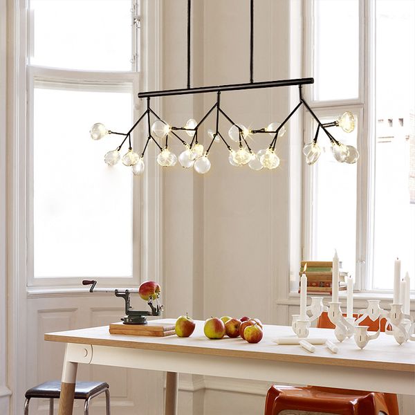 

2019 110-240v led modern chandeliers lamp for living room bedroom lamparas colgantes nordic lustre luminaire industrial lighting fixtures