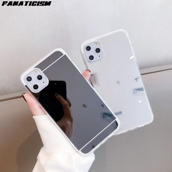 

роскошные зеркала тпу мягкий силиконовый чехол для iphone 11 pro 5s se 6s 7 8 plus xs max xr 11pro покрытие оболочки покрытие