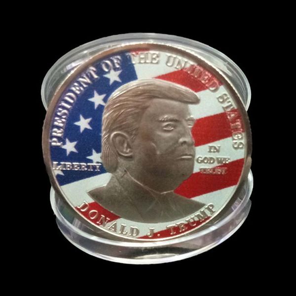 

donald trump gold coin commemorative coin make america great again coin 45th president metal badge craft supply fa3196
