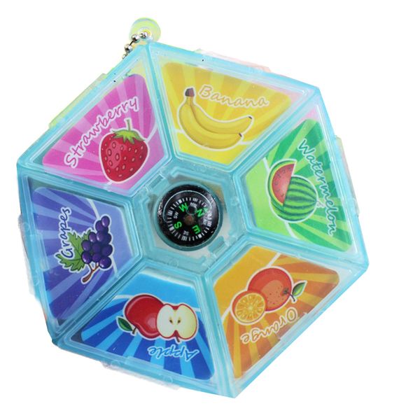 

6pcs fruit platter erasers stylish and cute scented rubber eraser with school office supplies