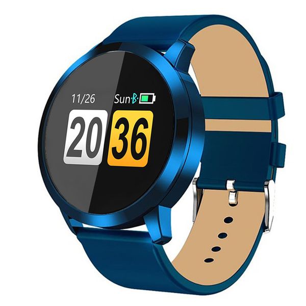 

sport outdoor fashion smart watch oled color screen smartwatch men fitness tracker blood presure & heart rate monitor watches, Slivery;brown