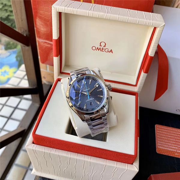 

2020 new quality watches men's watch fully functional automatic mechanical watches stainless steel ceramic bezel, Slivery;black
