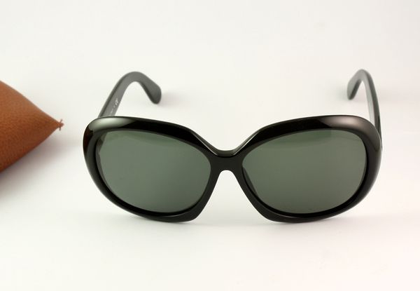 

fashion luxury new ohh womens eyewear jackie glasses ii uv400 high style 4098 quality sunglasses green black lens 60mm gedfm, Slivery;brown