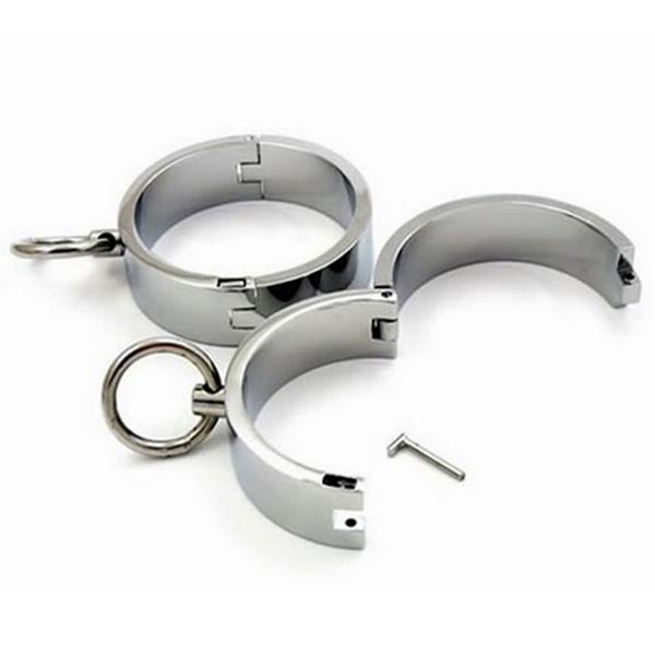 Metallo Circolare Caviglia Bondage Restraint Schiava Mano BDSM Giocattoli del sesso per coppia Giochi per adulti Giocattoli erotici C18112701