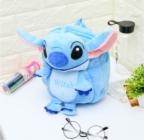 

cute stitching plush backpacks cartoon animal backpack kids adjustable schoolbag kindergarten shoulder bags baby school bags