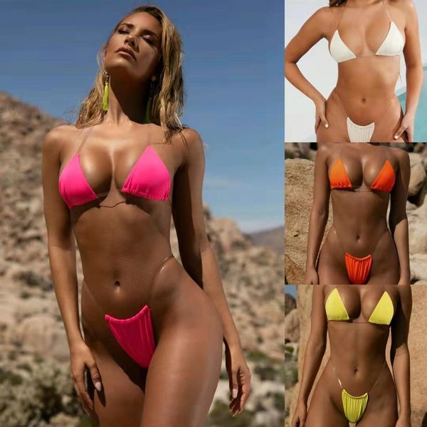 

2019 bikini solid color female swimsuit with sleeve nv yong yi nv yong yi bikini women's swimsuit transparent belt, White;black