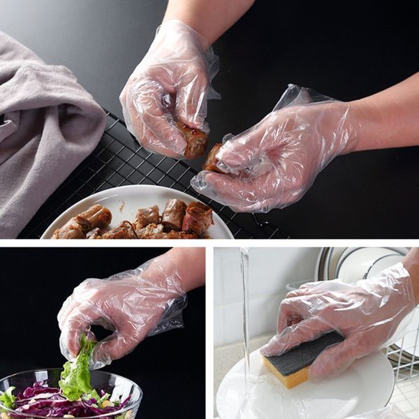 

300pcs/1set plastic gloves disposable gloves for restaurant kitchen bbq eco-friendly fruit vegetable
