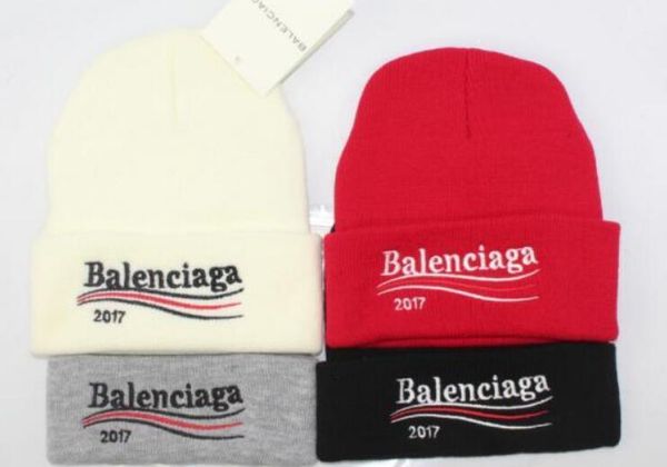 

bale paris brand letter embroidery wool ball knit hat men/ women cold cap skateboard hip hop warm hat, Blue;gray