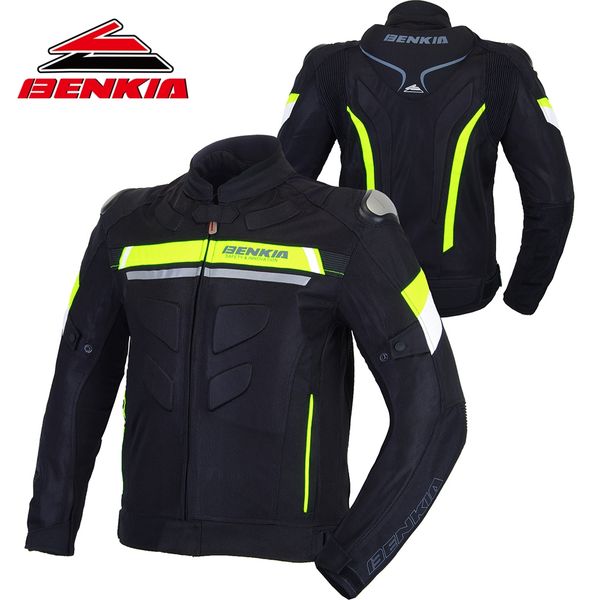 

benkia motorcycle windproof jacket motorcycle men moto motocross racing jacket detachable windproof liner moto protection jw29