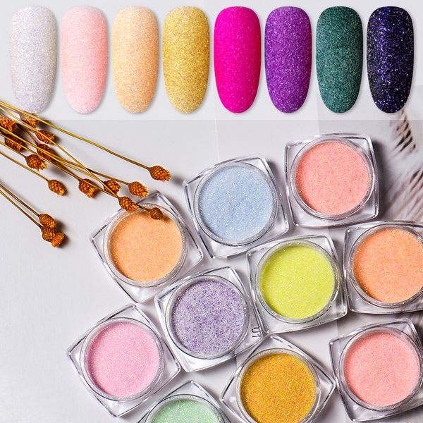 

nail glitter powder holographic gradient for uv gel polish nails decorations sugar glitter dipping manicure nail art, Silver;gold