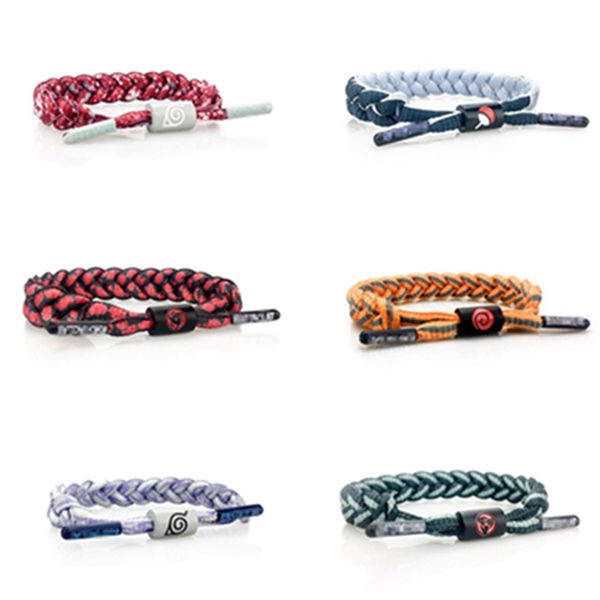 

fashion adjustable shoelace rope lion bracelet naruto family logo couple bracelet handmade casual wristband bangles wholesale, Golden;silver