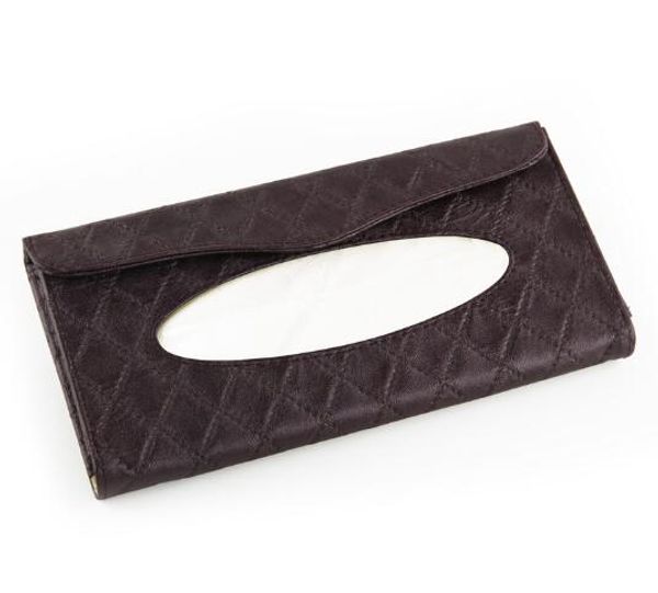 

leather wear tissue box solid napkin holder case simple stylish aper case auto car paper organizer napkin container