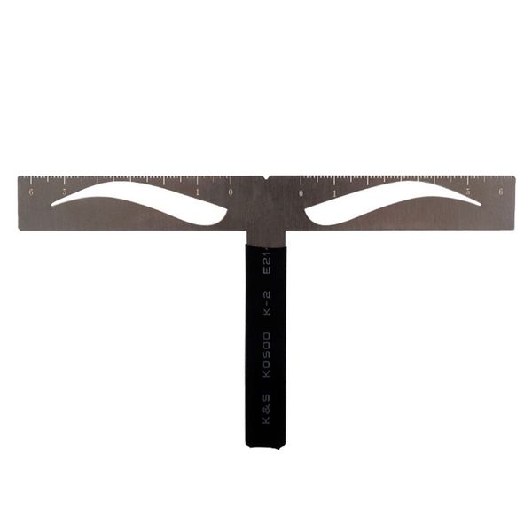 

eyebrow stencil ruler reusable three-point balance kit caliper for eyebrows measuring (classic eyebrow positioning ruler