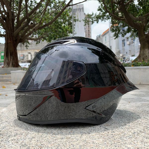 

dgl 08 full face motorcycle helmet gloss black man riding car motocross racing motorbike helmet four seasons