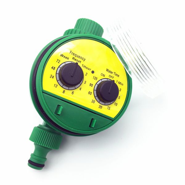 1 PC English Intelligence Intelligence Apparecchiature Giardino Sistema di irrigazione Giardino Controller Timer Controller Acqua Collegamento G3 / 4 rubinetto filettabile