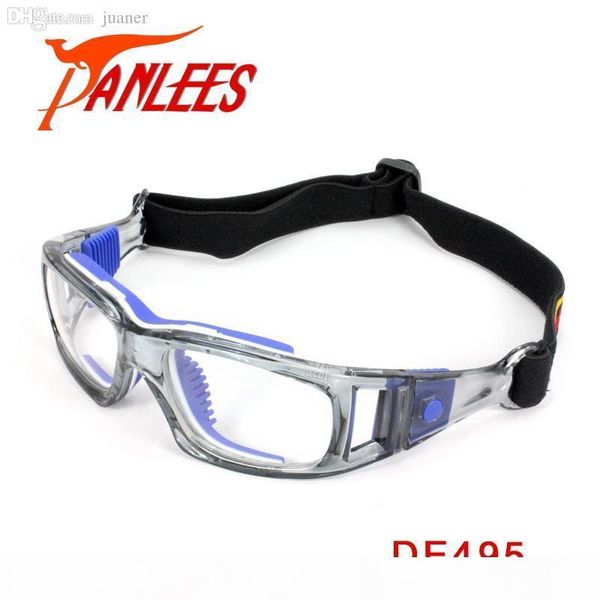 

wholesale-panlees prescription sports goggles prescription football glasses handball sports eyewear with elastic band ing, White;black