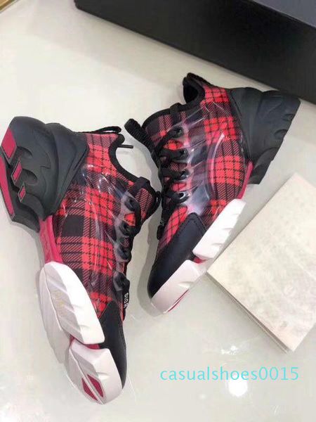 

2019 popular man women's luxury designer shoes sneakers vintage platform platform trainers causual shoes dad connect sneaker 36-45 c15, Black