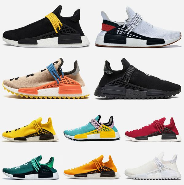 

trainers 2019 pharrell williams nerd black pale nude human race womens running shoes grey oreo tripler white men sports sneakers size 36-47
