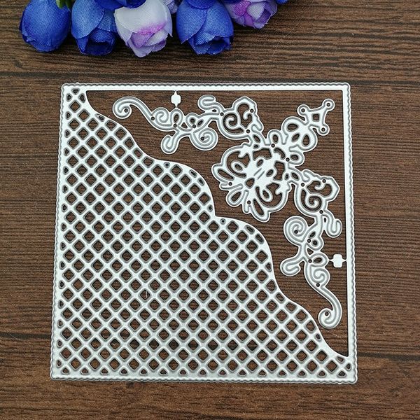 

grid background square frame metal cutting dies stencils for diy scrapbooking diy paper cards p album decorative embossing other decorat