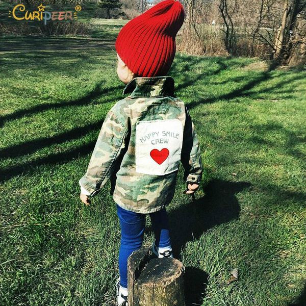 

baby girls boys jackets cardigan 2019 fashion spring autumn camouflage coats army children's windbreaker outerwear, Blue;gray