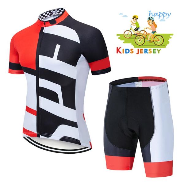 

2020 new kids breathable cycling clothing children bike jerseys shorts sets bicycle ropa ciclismo boy mtb shirts suit black, Black;blue