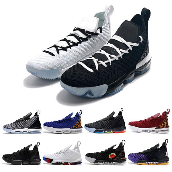 

new 16s equality away home light year fresh bred men basketball shoes multicolor oreo black gold sports sneakers size 7-12